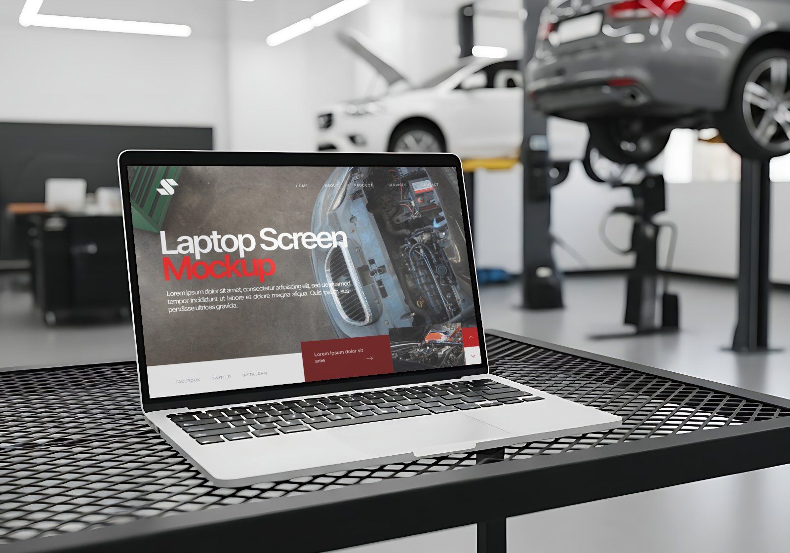 16 Workshop & Car Wash Mockups – PSD Toolbox, Flyer, Uniform, Door, and Product Label Kit — image 13