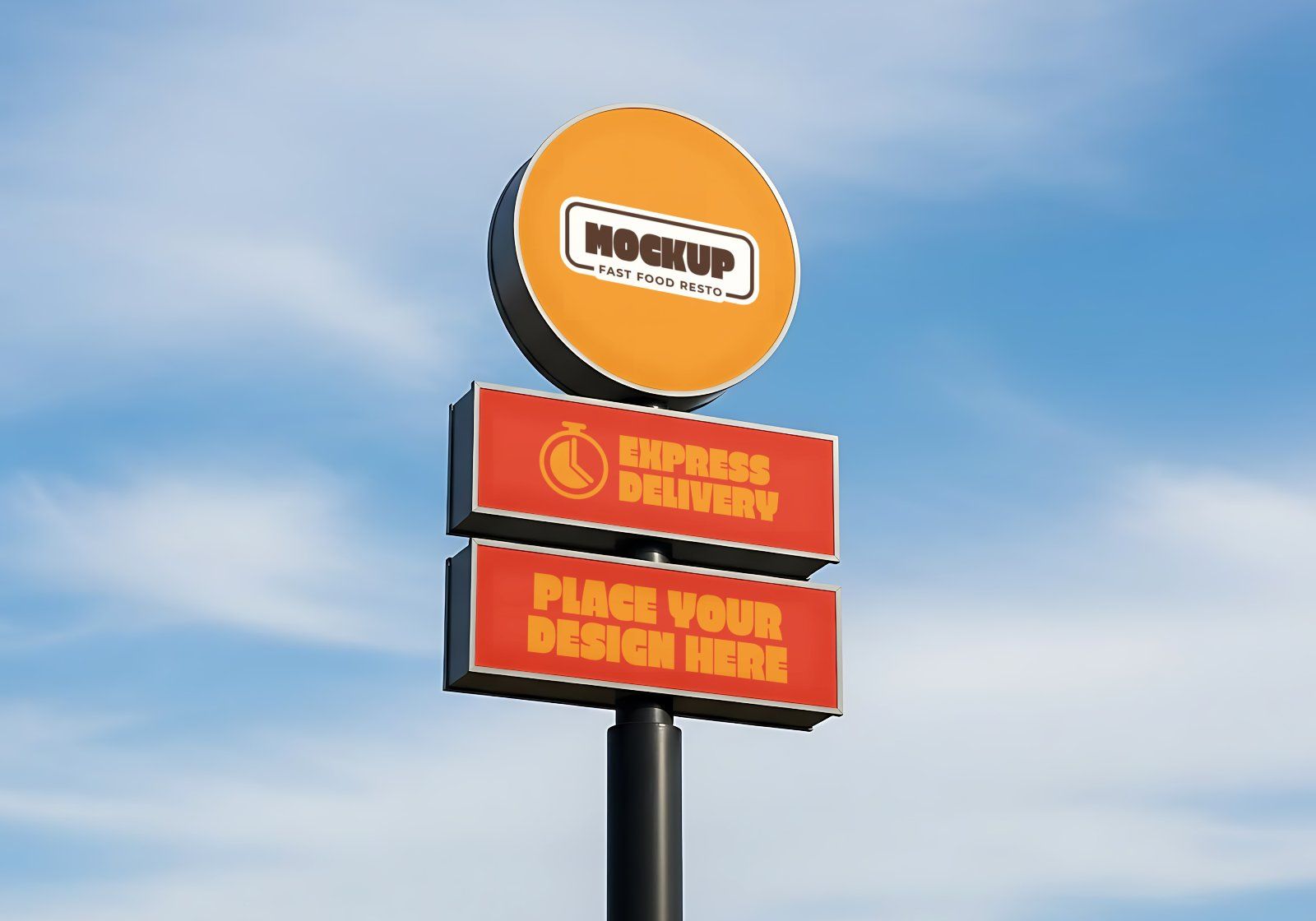 Fast Food Restaurant Mockup Set for Pizza & Fried Chicken Branding. — image 10