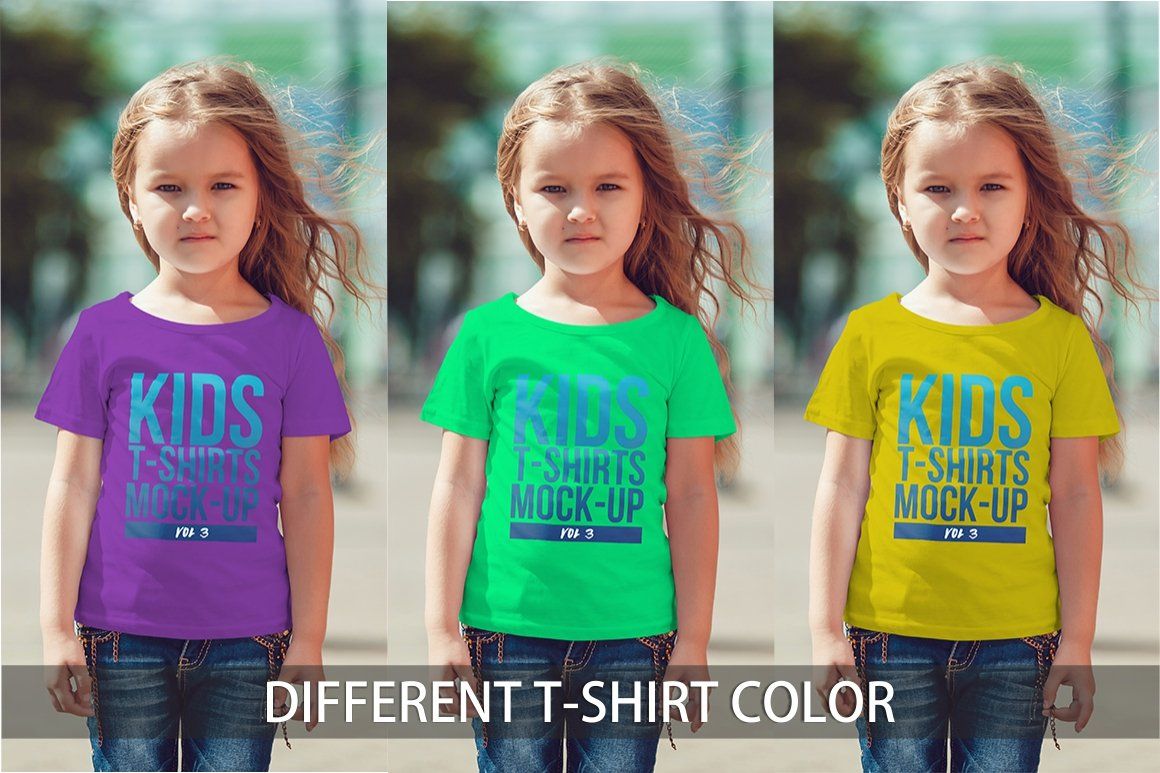 Kids T-Shirt Mock-Up Vol 3 — image 2