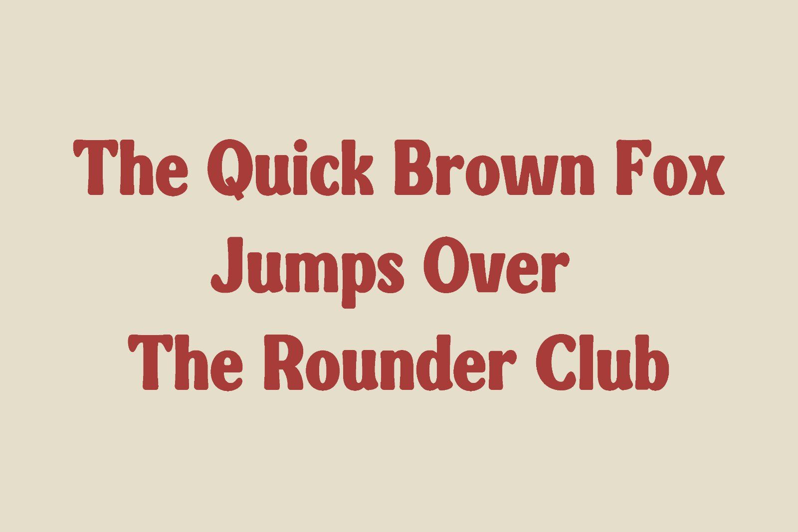 Rounder Club - Retro Bold Typeface — image 2
