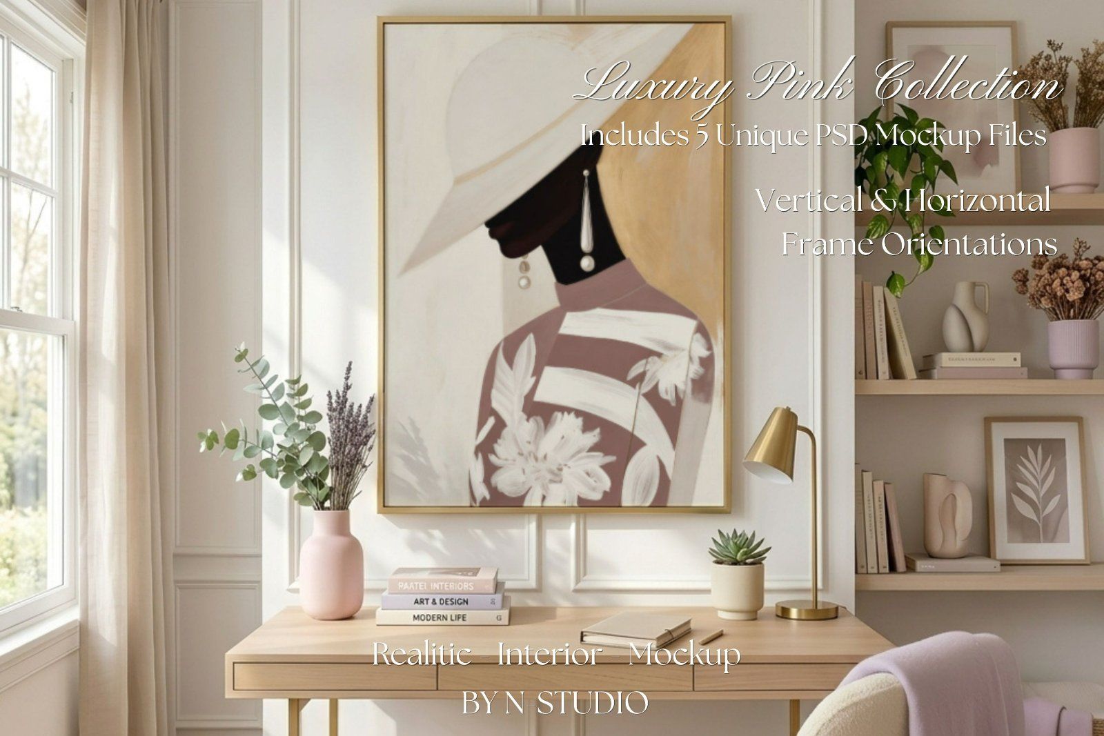 Luxury Pink Frame Mockup Bundle — image 10