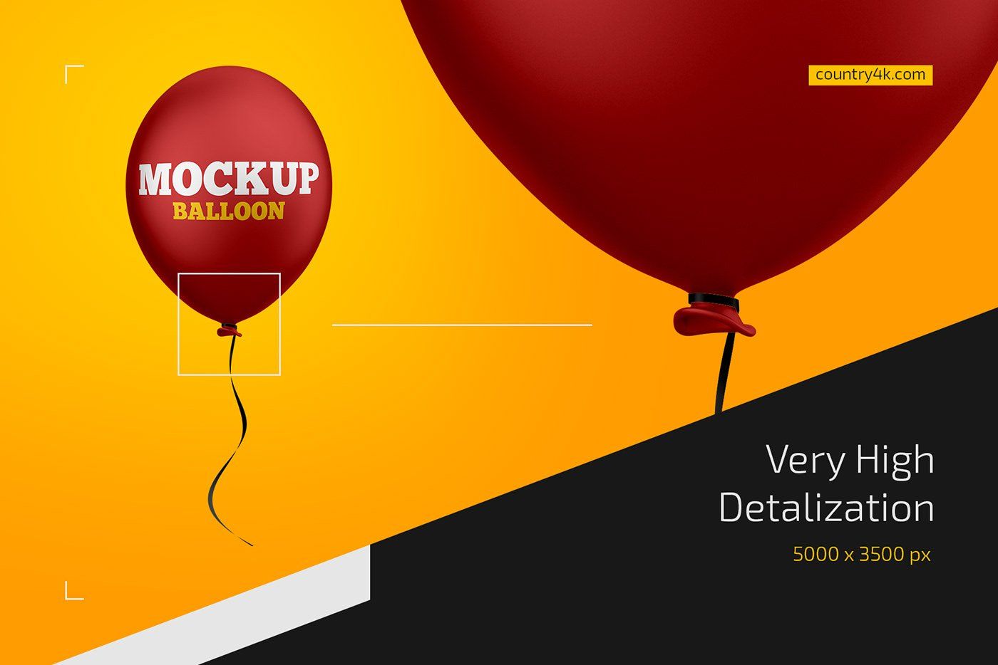 Floating Helium Balloons Mockup Set — image 2