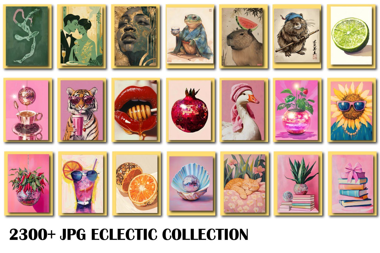 Eclectic Wall Art Collection Entire Shop Sale, Bundle Wall Art, Aesthetic wall posters, Wall Art, De — image 3