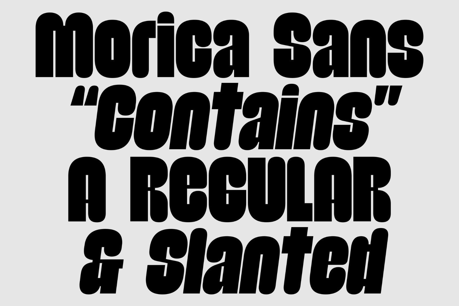 Morica Bold Display Font — image 2
