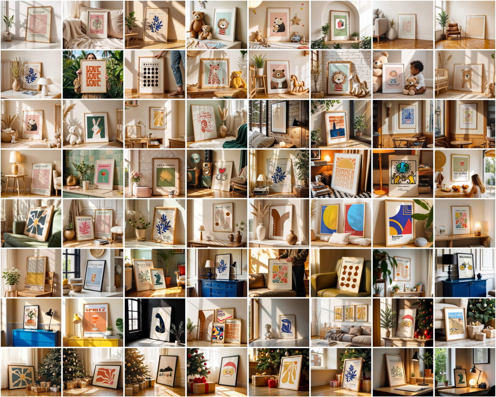 200+ Frames Mockup PSD Bundle: Wall Art Mockups for Designers — image 3