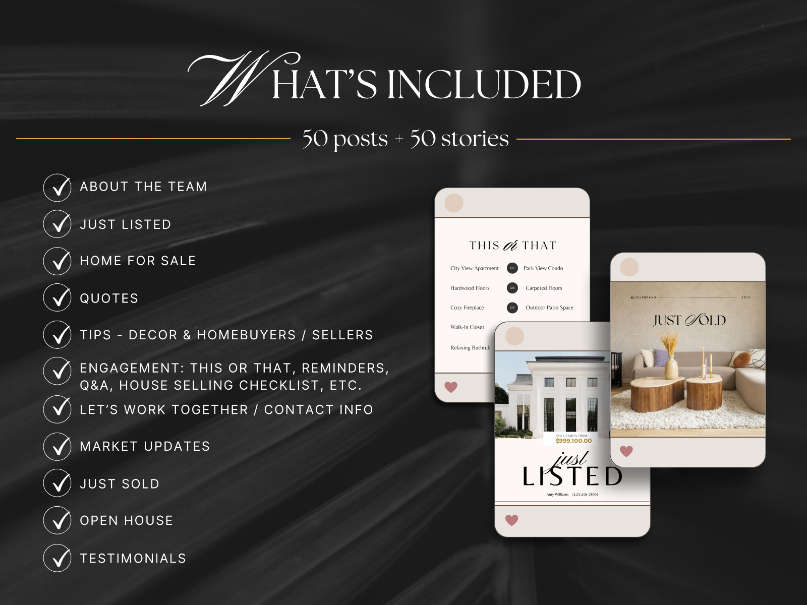 Real Estate Instagram Canva Templates — image 2