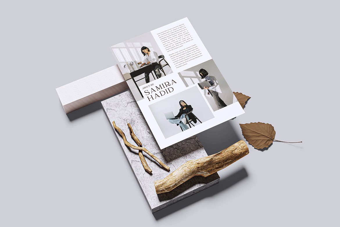Flyer Mockup – A4 Hanging Clip Horizontal (4 Objects) — image 2