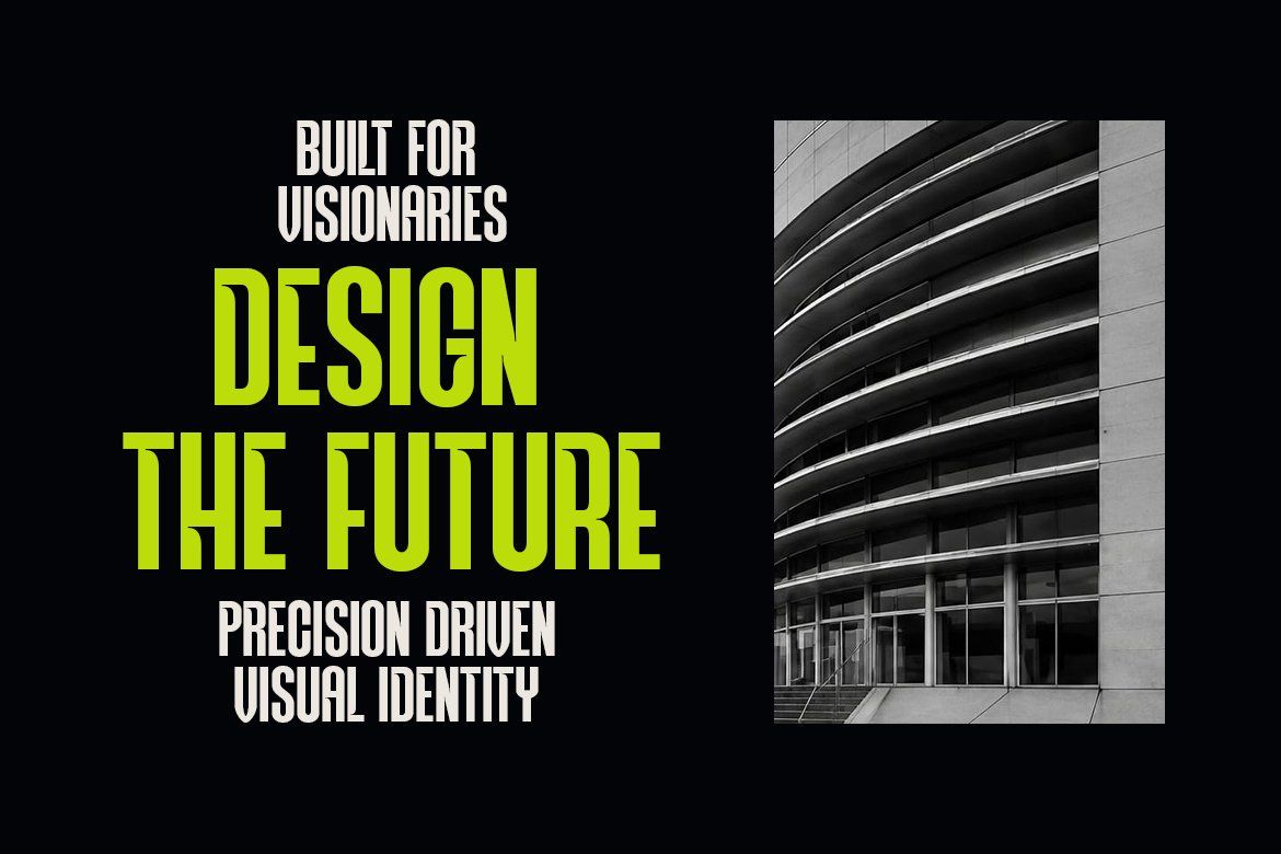 NEXORA - A Modern Condensed Display Font Family — image 4
