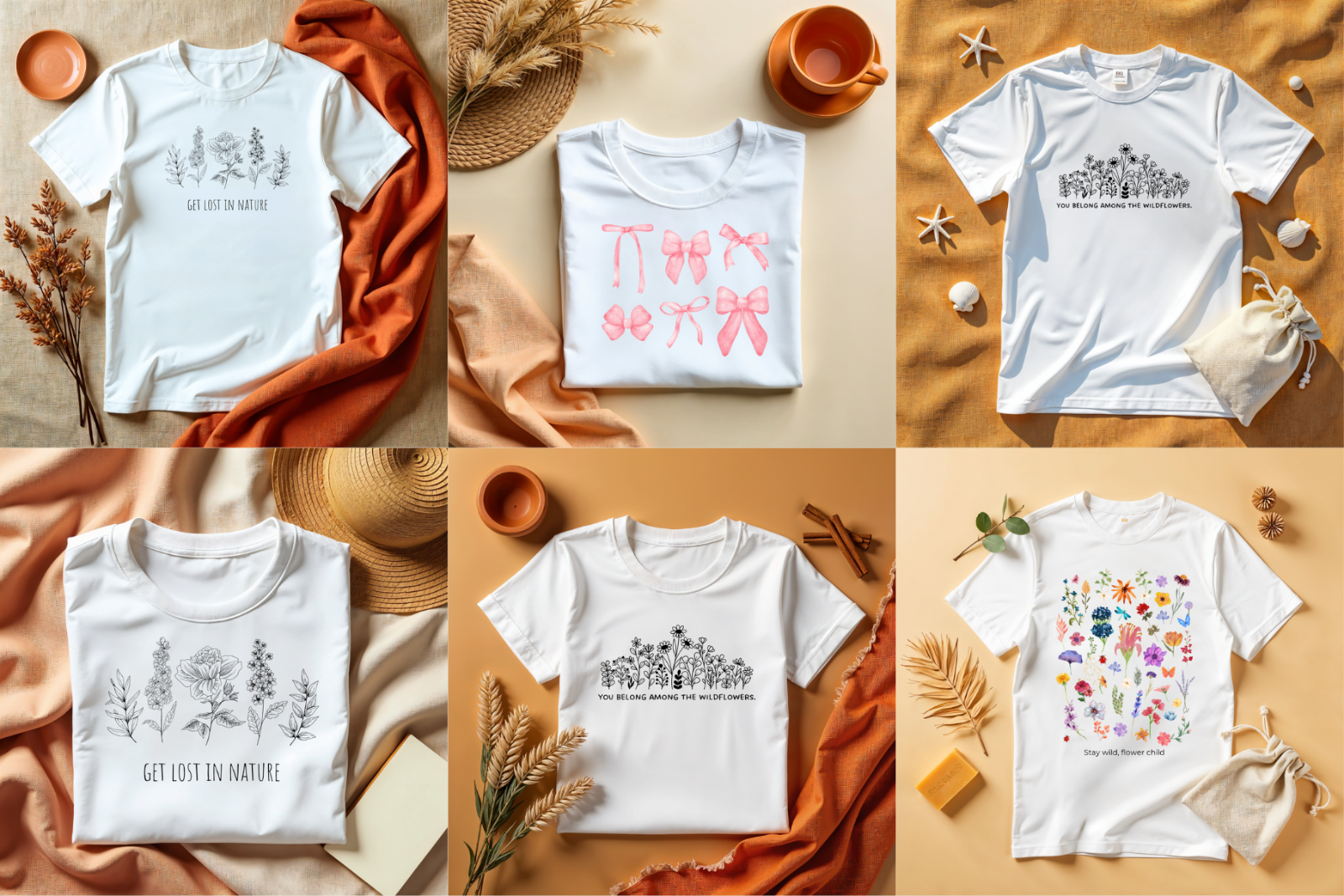 T-Shirt Mockup Bundle Canva Editable — image 2
