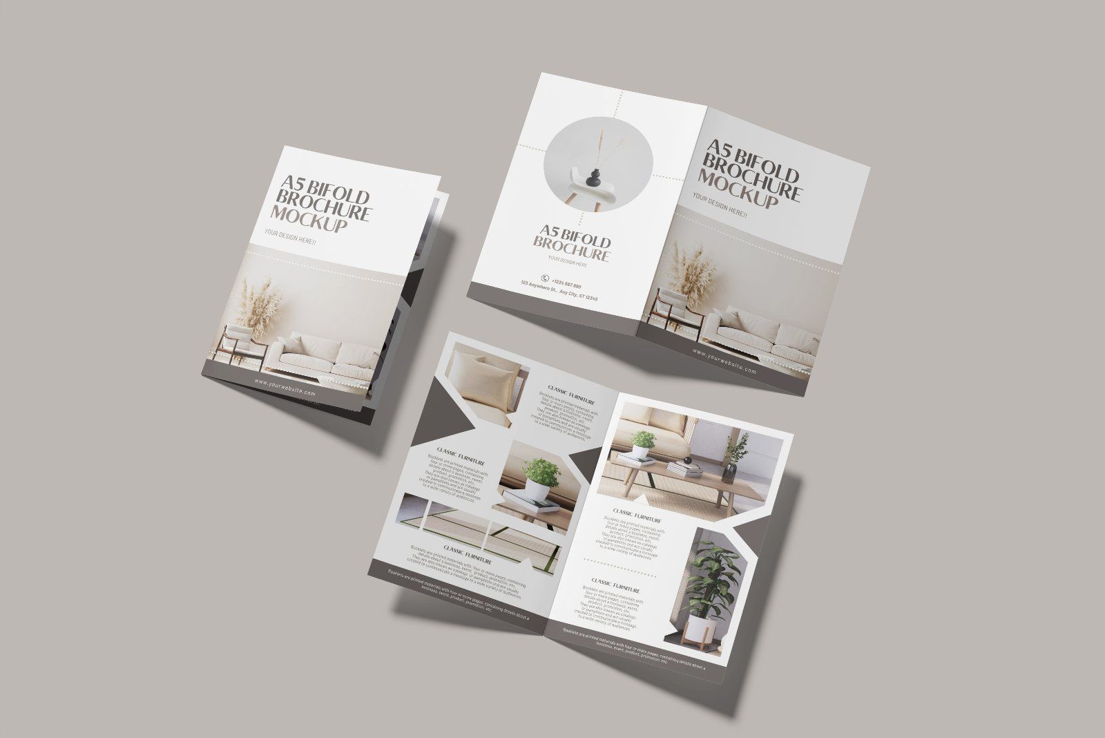 A5 Bifold Brochure Mockup — image 2