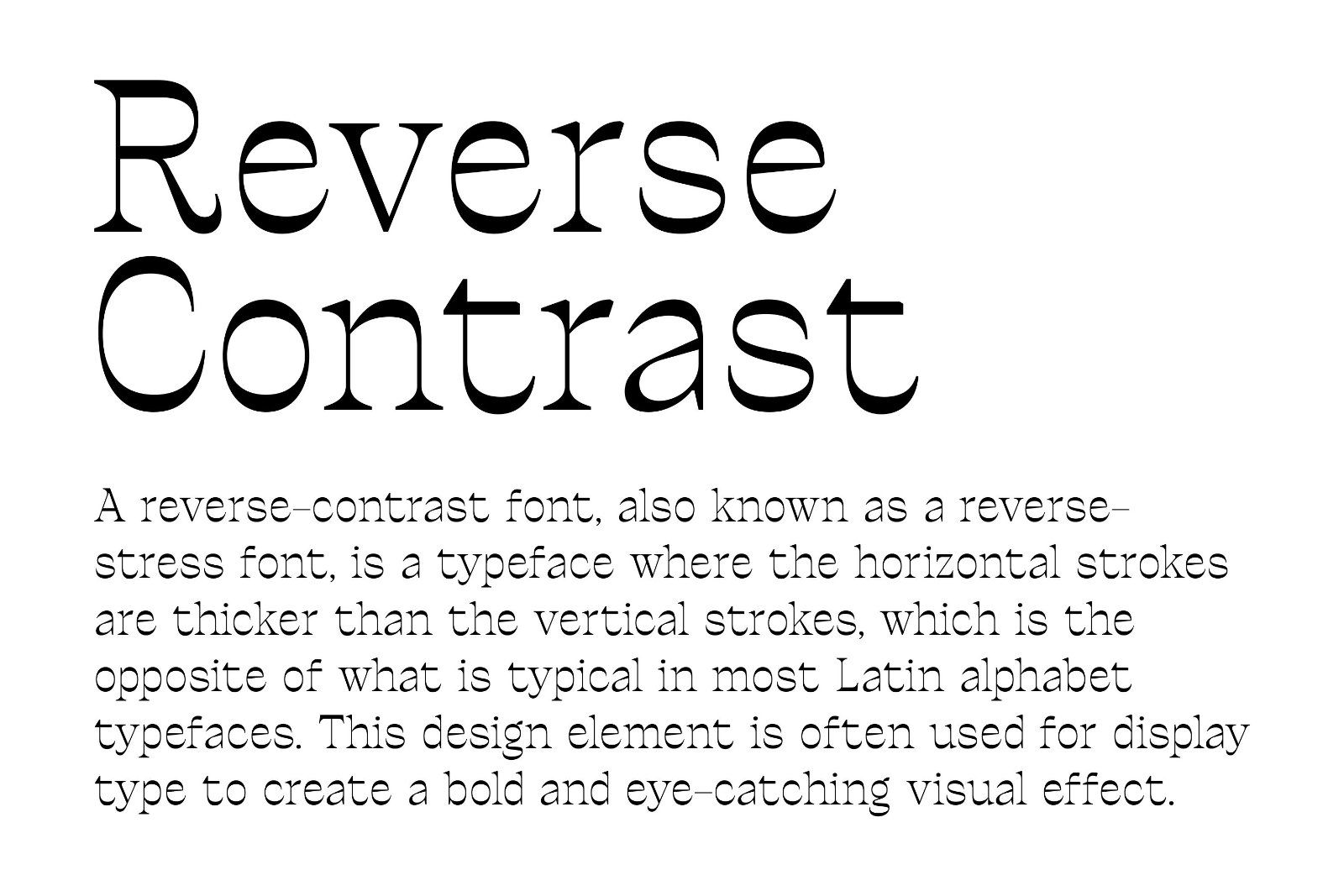 Ronders Reverse Contrast Font — image 2