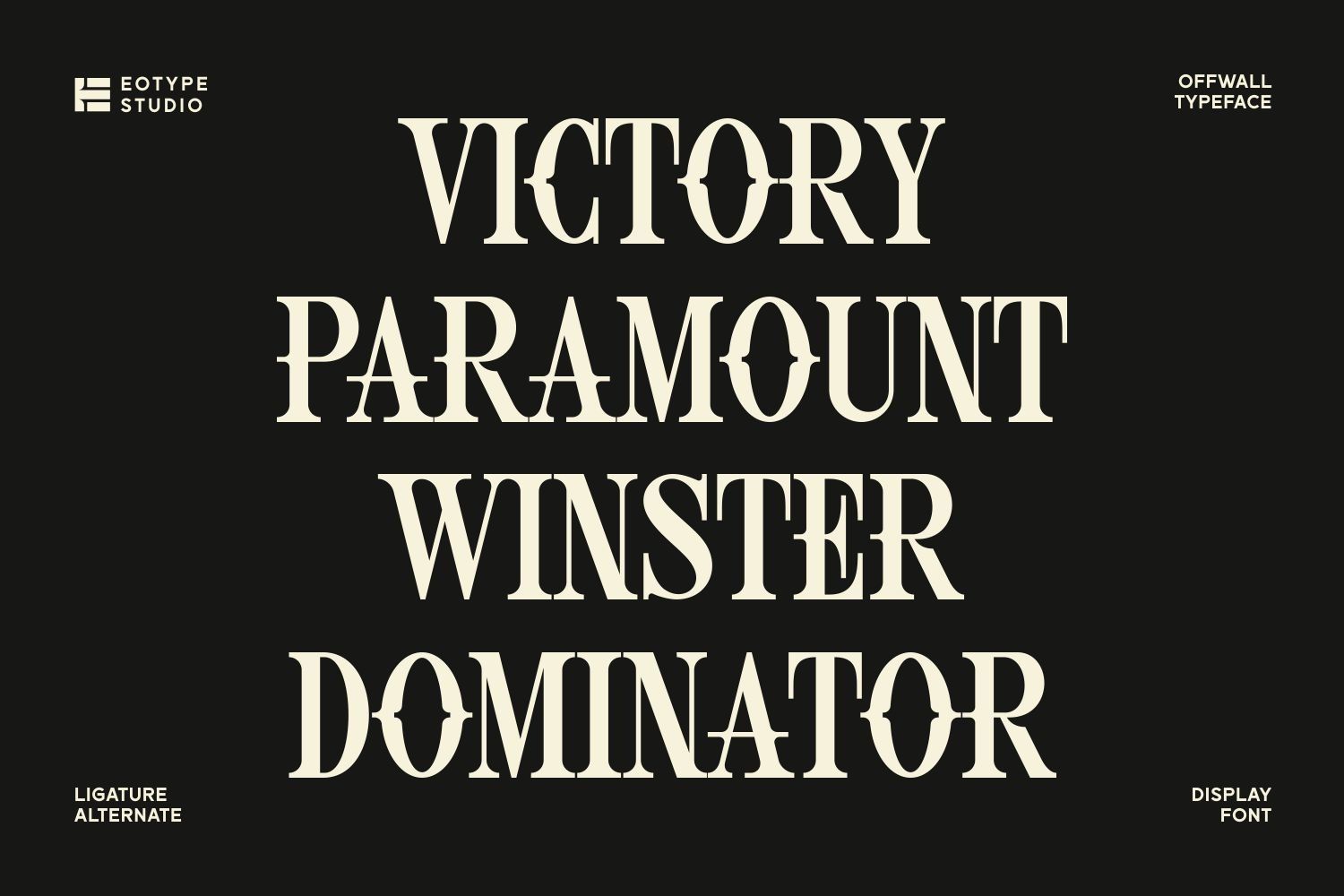 OFFWALL – Display Serif Typeface — image 2