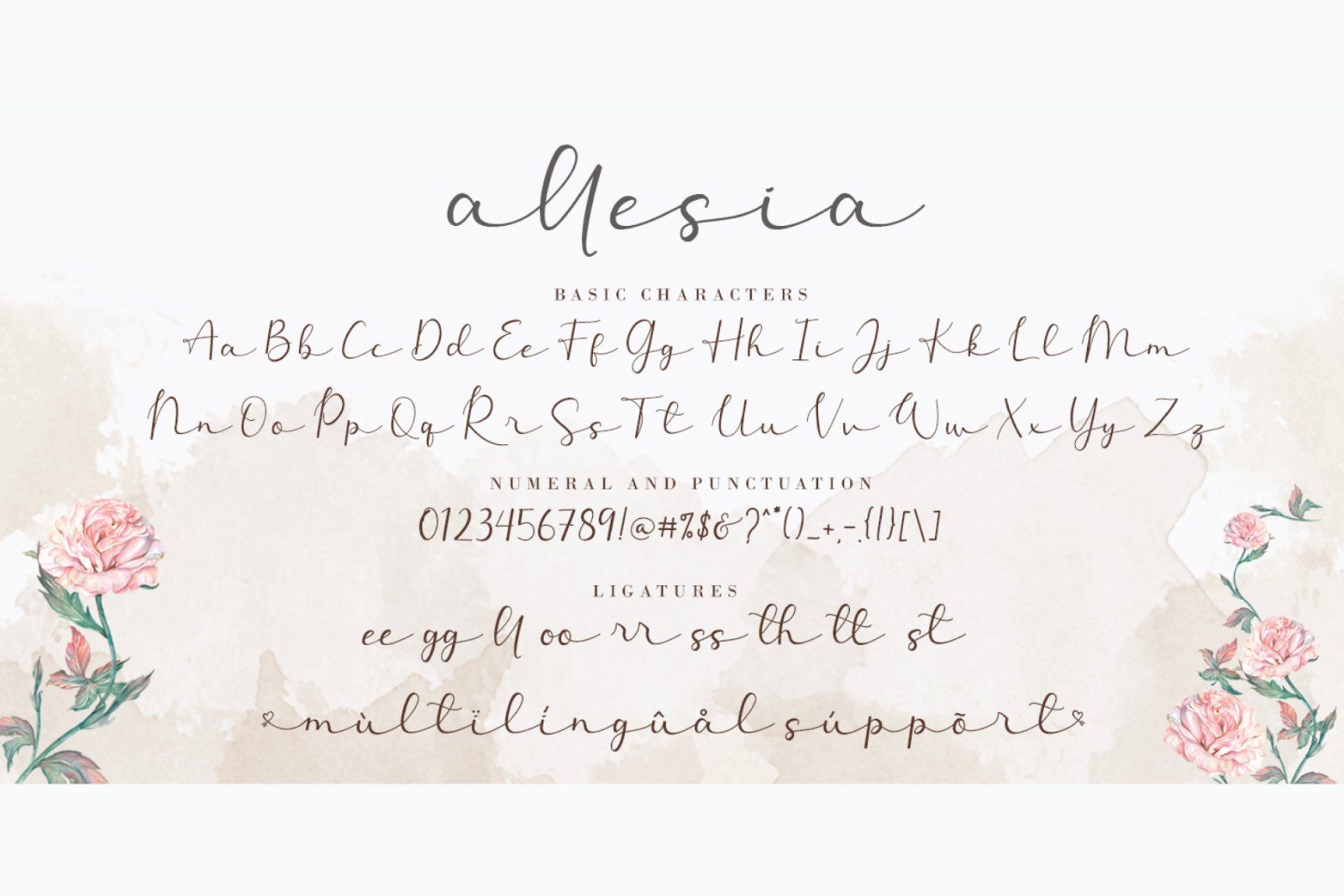 Allesia gorgeous handwritten font wedding font — image 8
