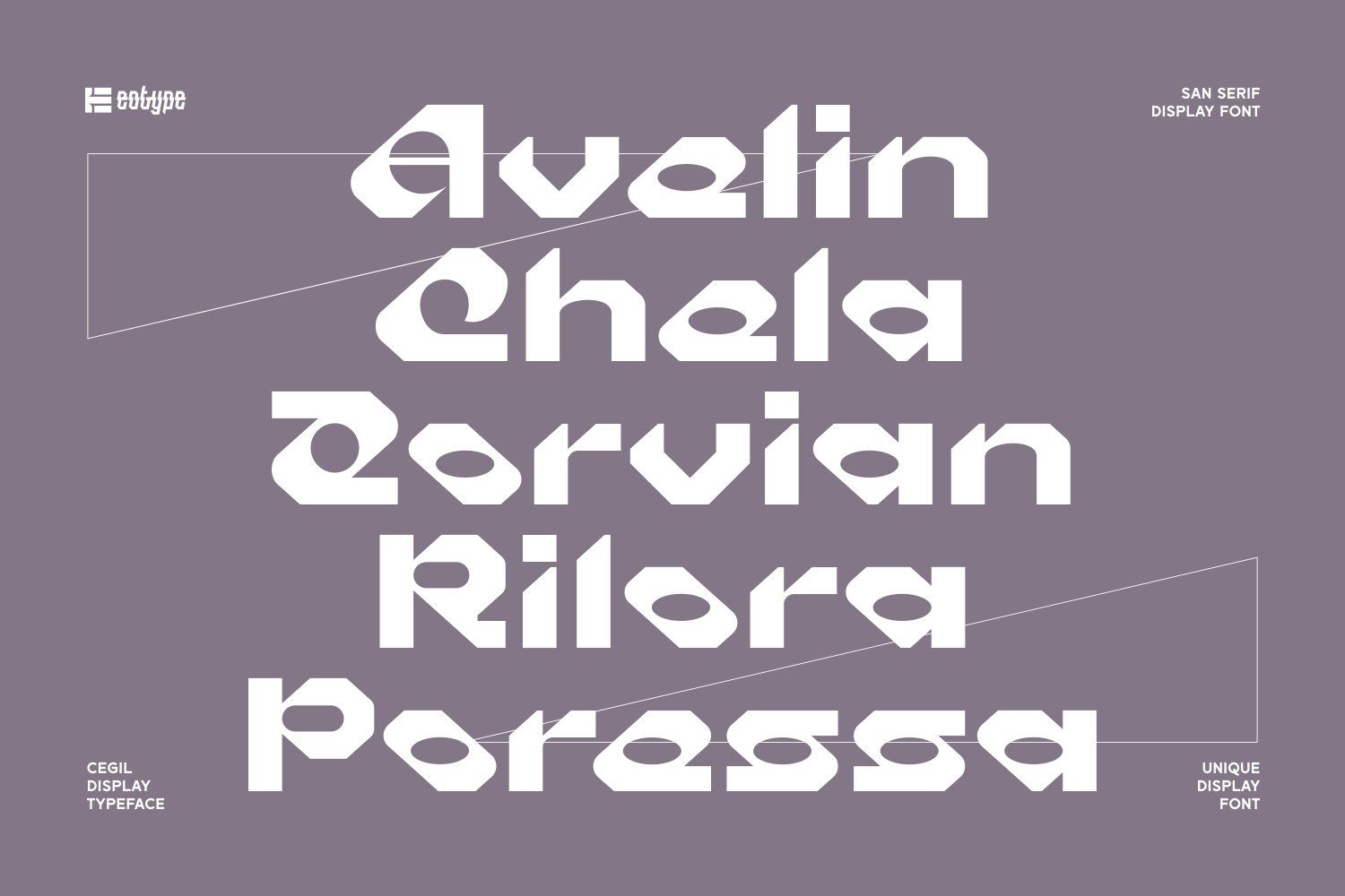 Cegil Display Font — image 2