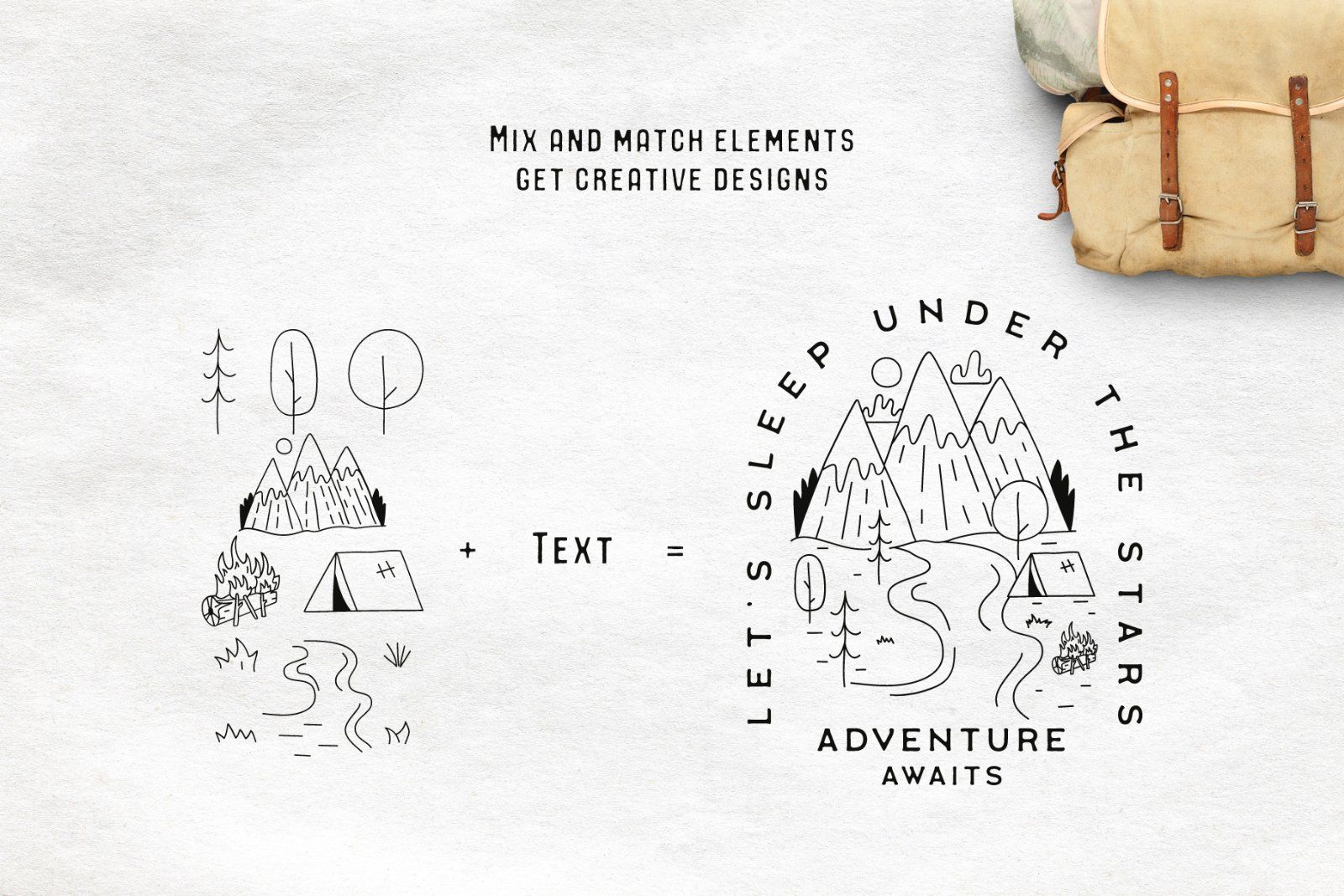 Simple Camp Scenes Creation Kit — image 3