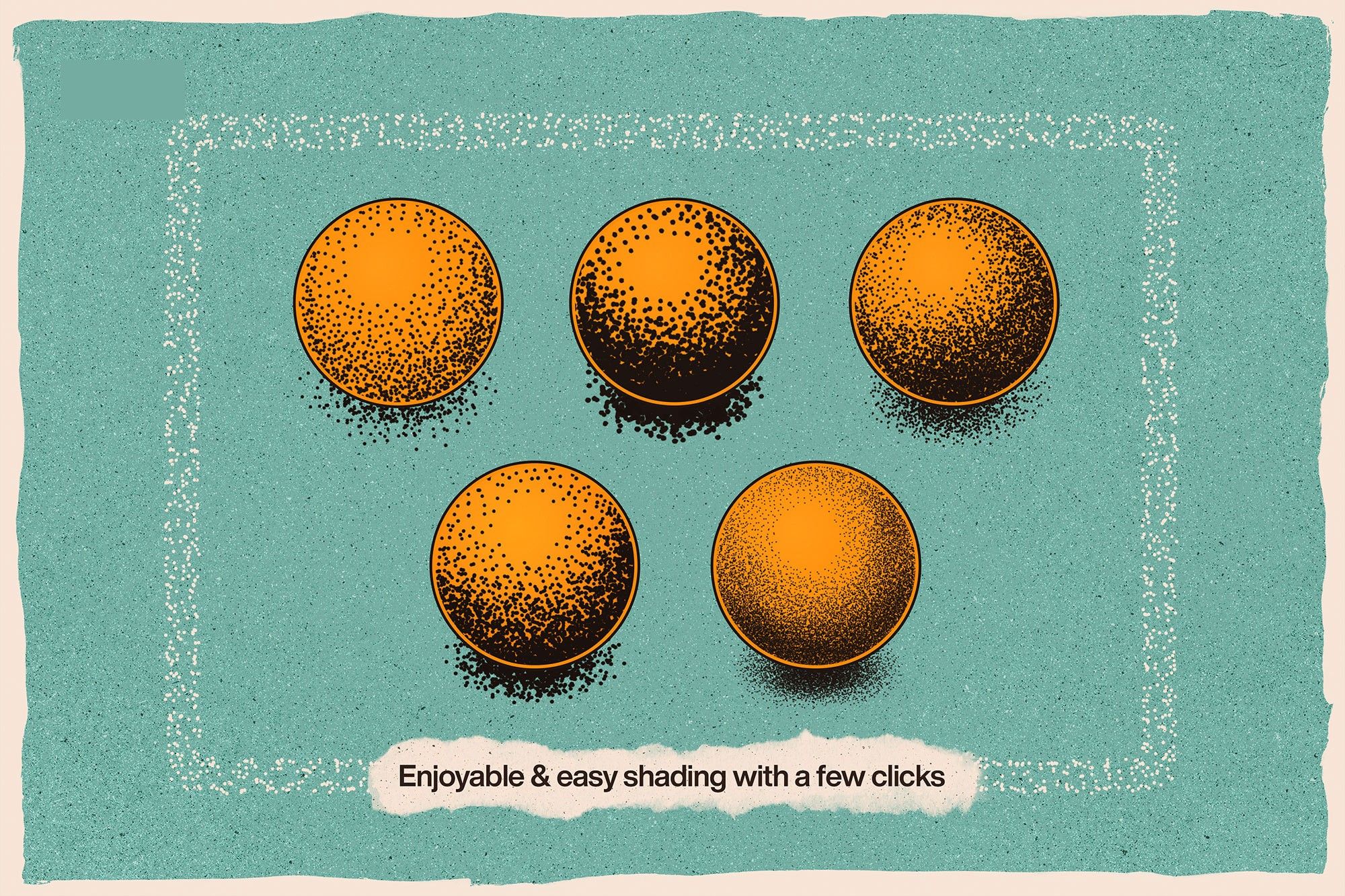 100 Premium Stipple and Grain  Brush set for  Photoshop, Texture Brush, Comic Book illustrations, — image 5