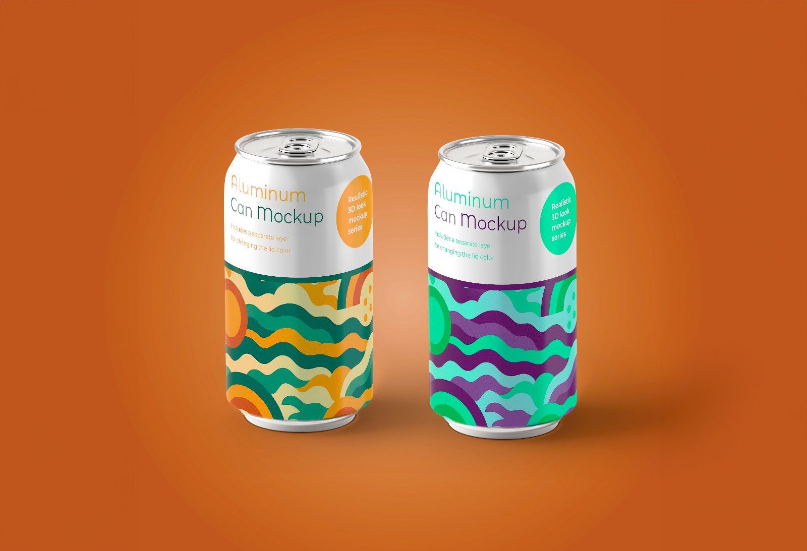 330ml Aluminum Can Mockup Set — image 5