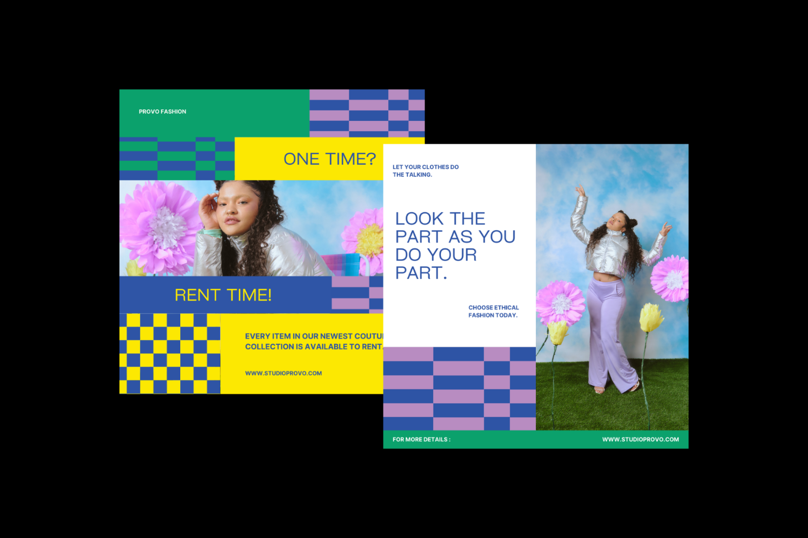 Sustainable Fashion Canva Instagram Template — image 2