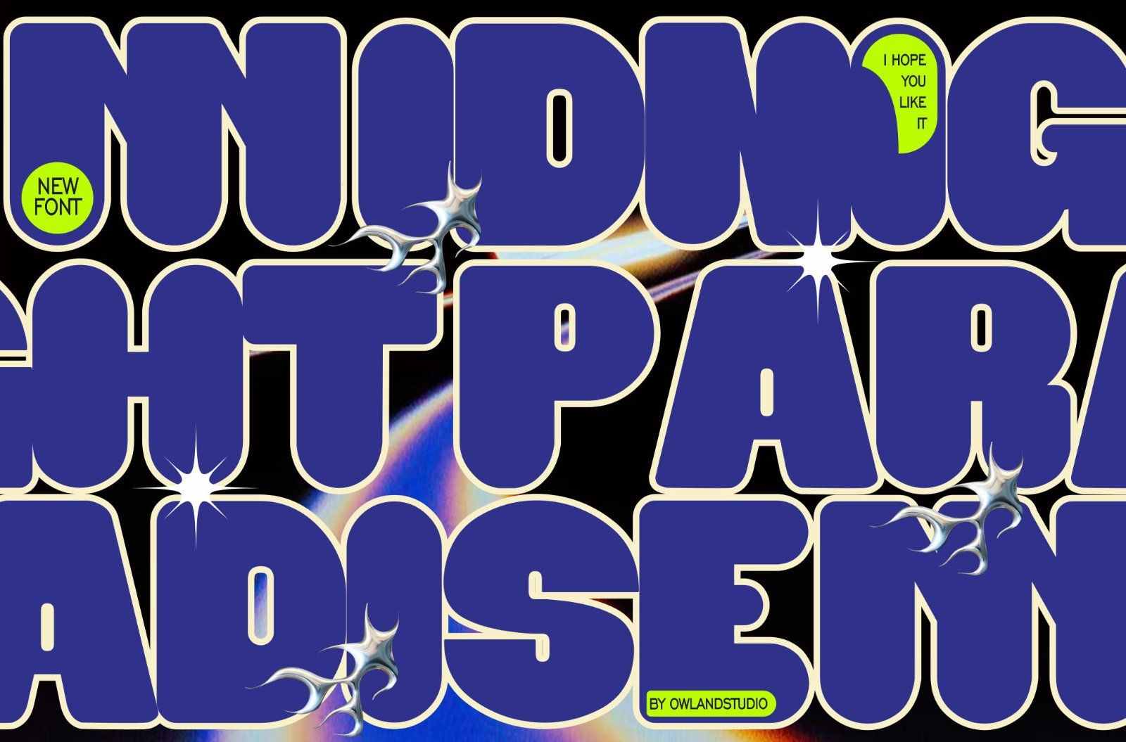 MIDNIGHT PARADISE - BOLD SANS SERIF — image 2