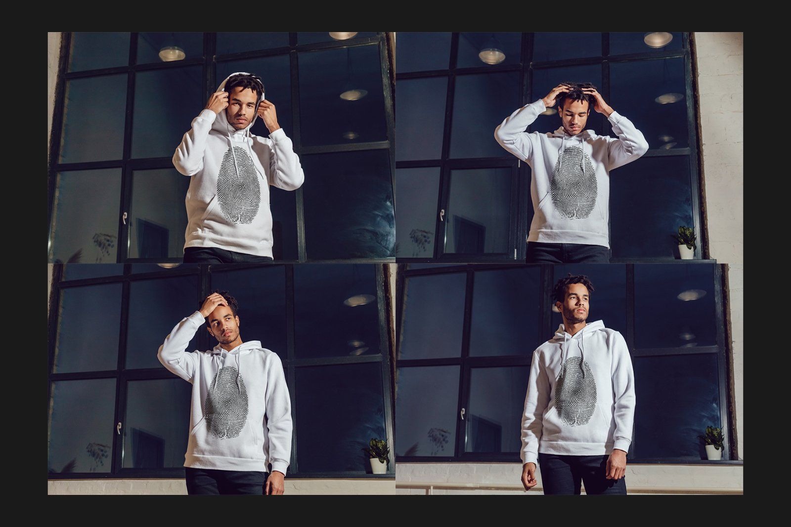African Men Hoodie Mock-Up Set — image 7