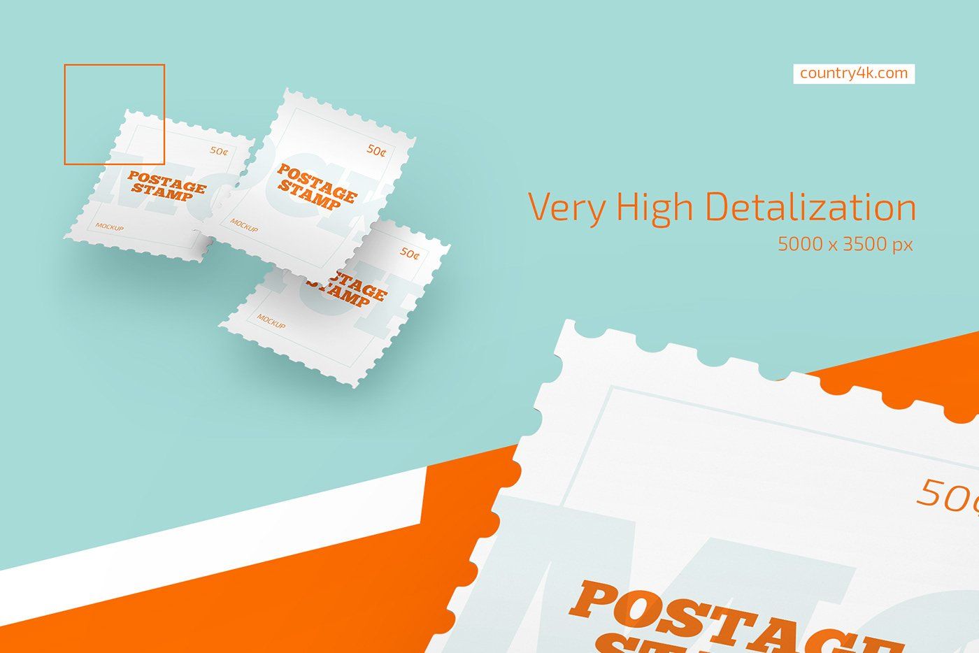 Postage Stamp Mockup Set — image 2