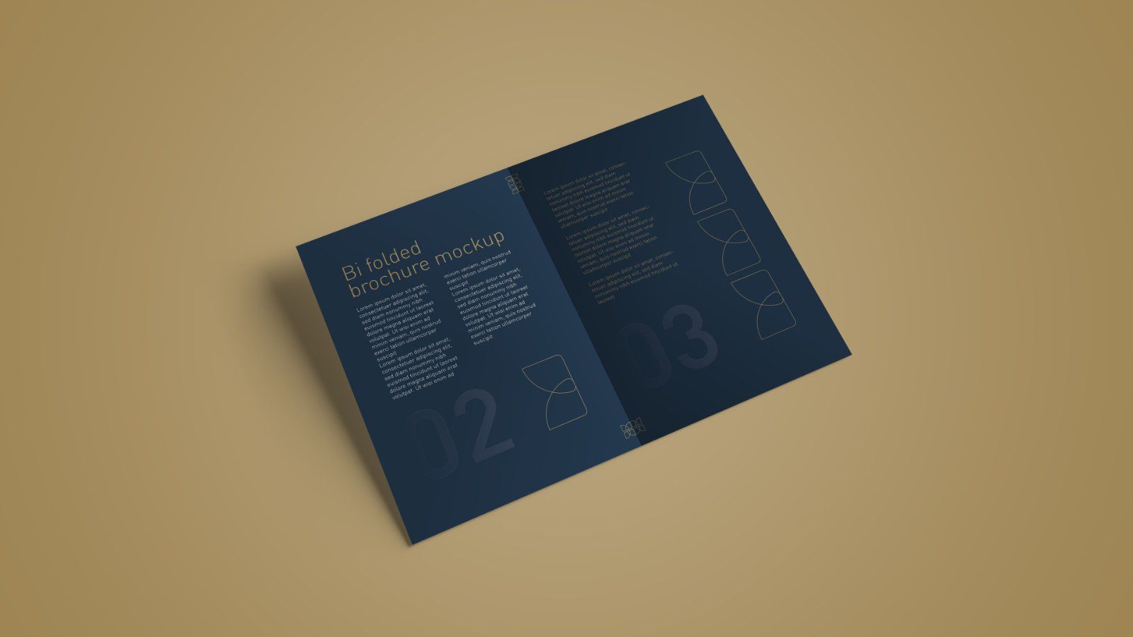 A4 Bi-Fold Brochure Mockup – 5 PSD Files, Folded Flyer & Print Branding Mockup — image 2