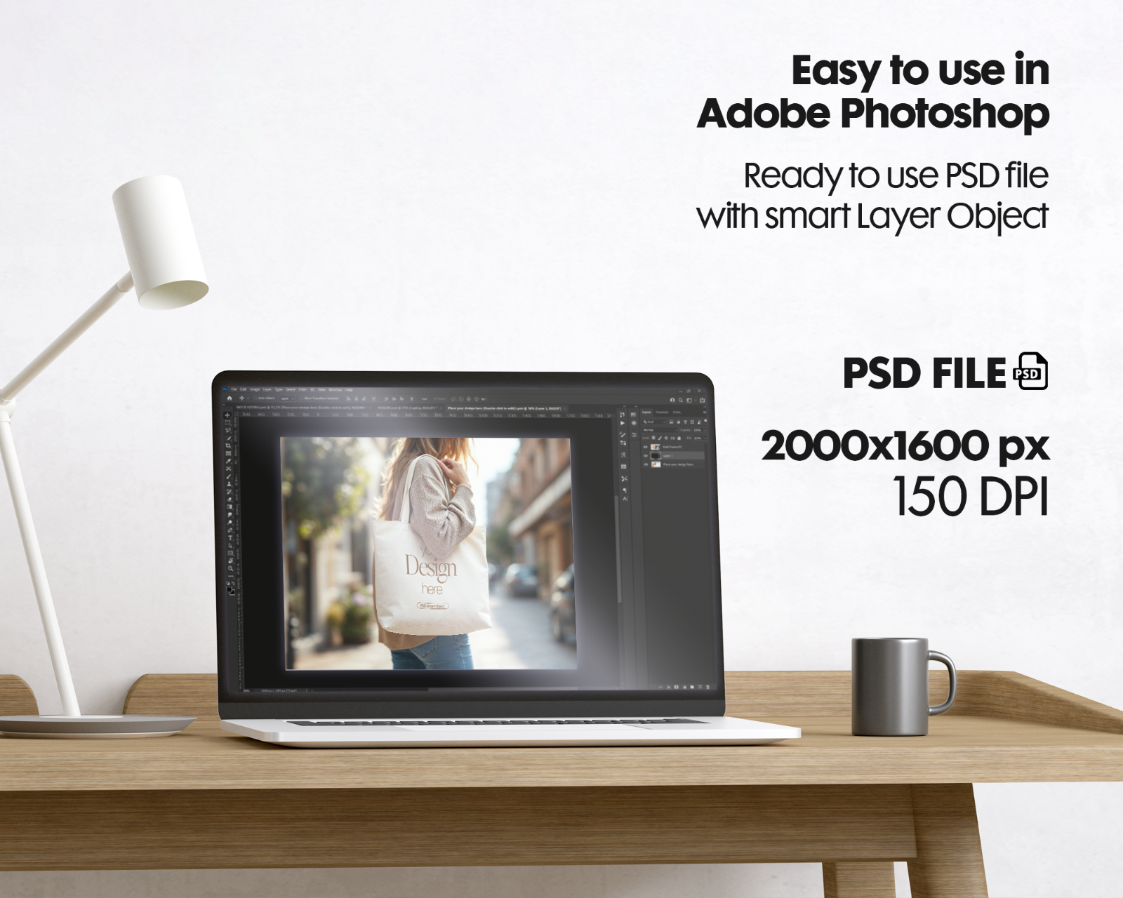 Tote Bag Mockup Bundle PSD: Printify & Printful, 20+ Smart Object Mockups — image 2