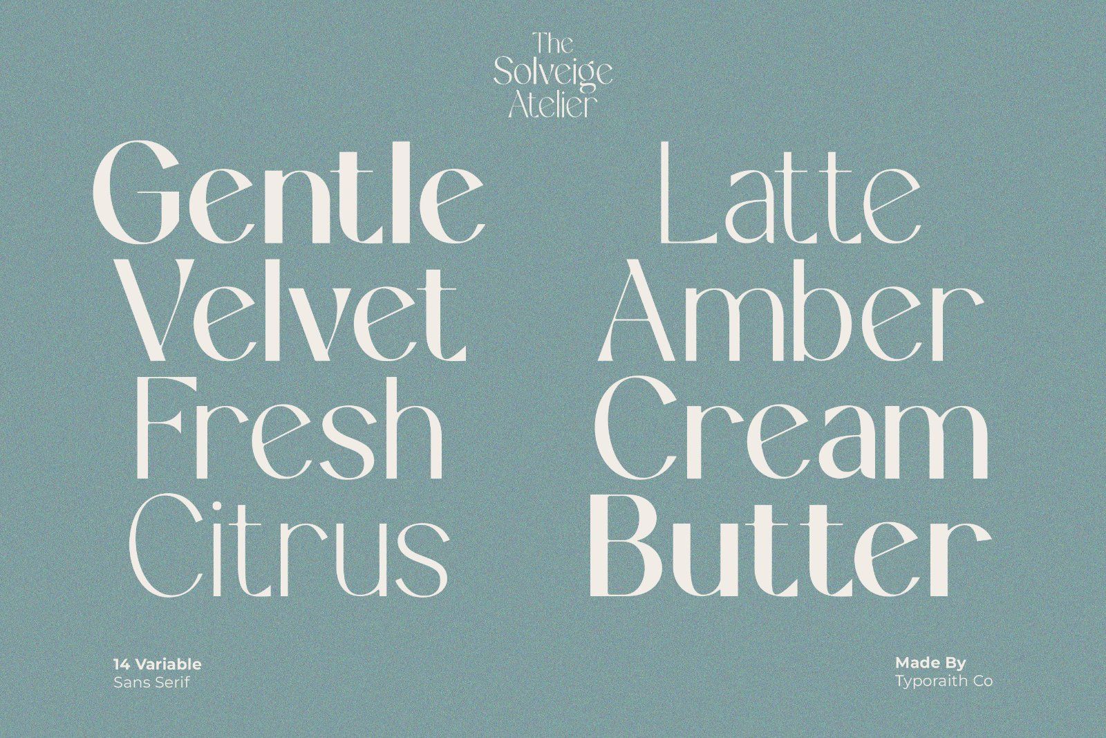The Solveige Atelier Font Family — image 9