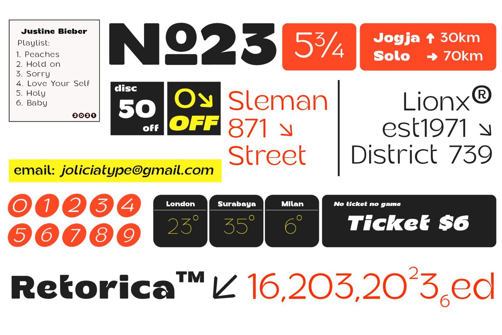 JT Olifer | 40 Font Family — image 2