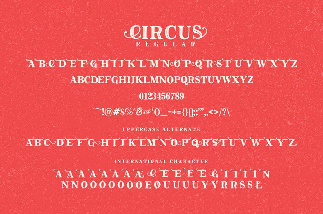 The Circus Display Font — image 2