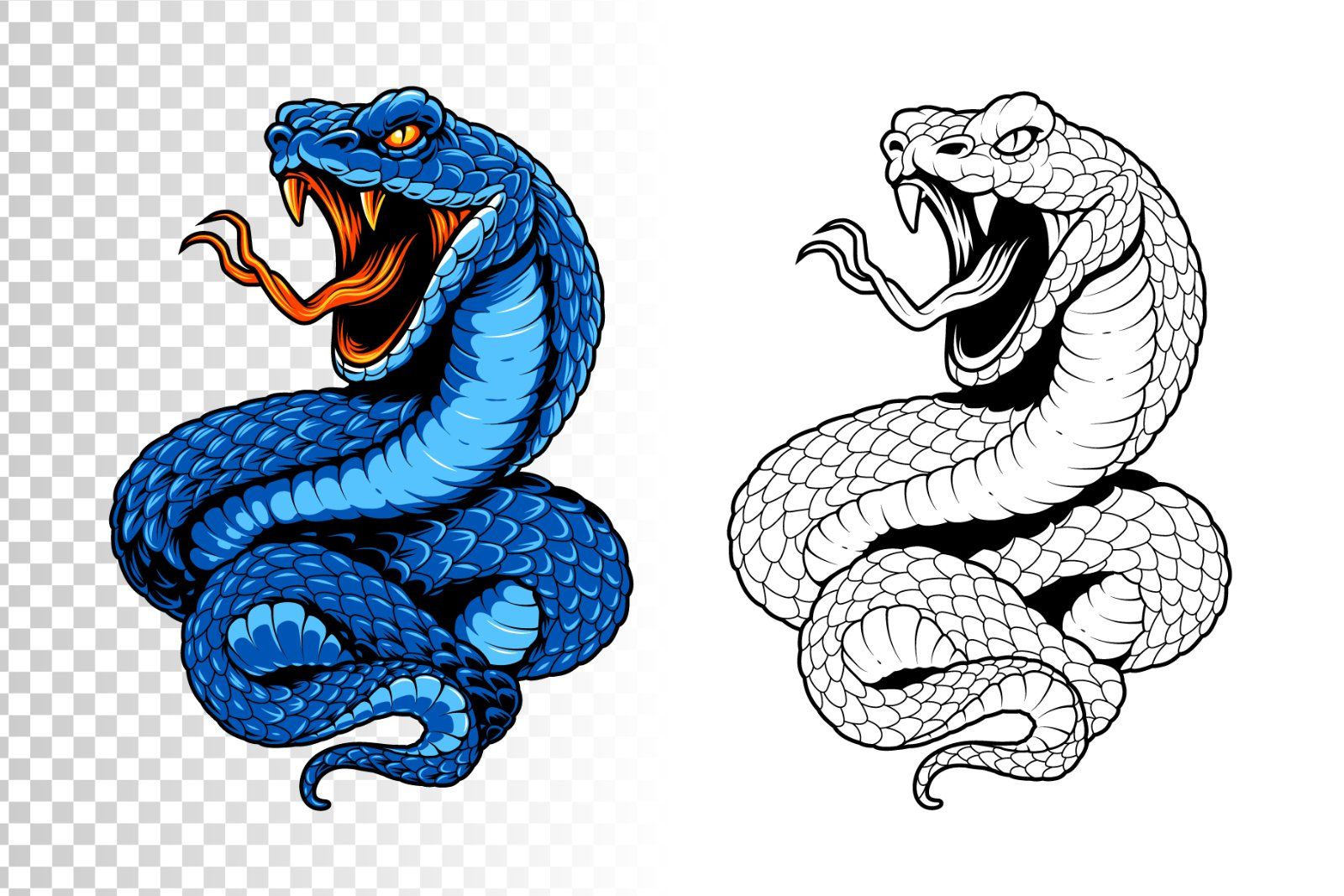 Snake Mascot Vector Illustration — image 3
