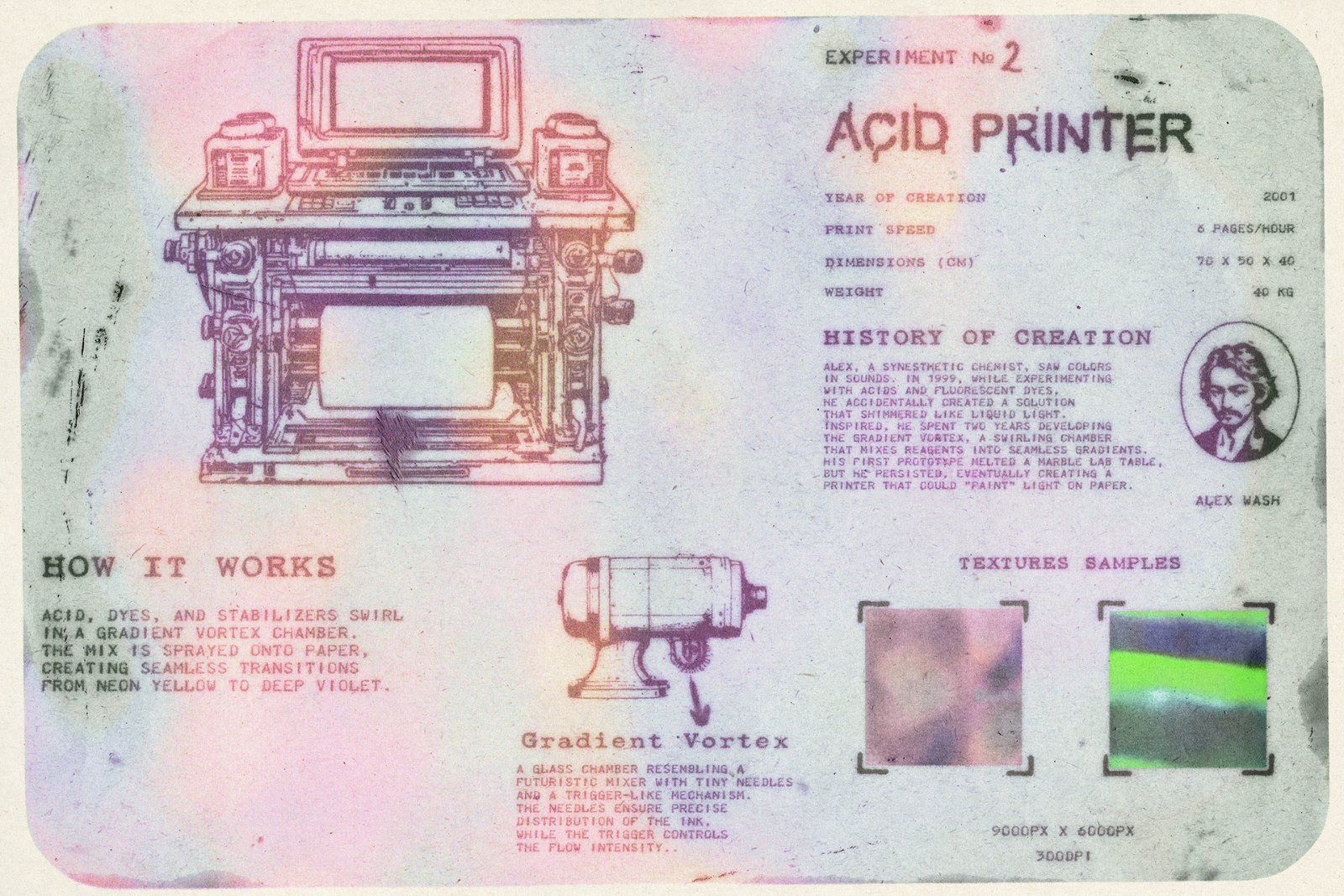 ACID PRINTER TEXTURE PACK — image 2