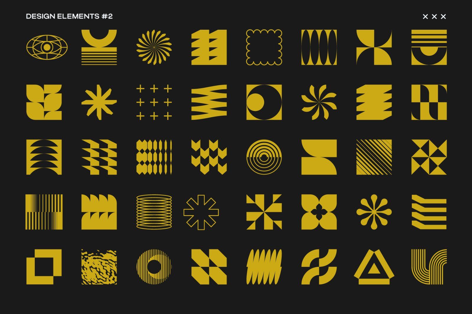 Brutalist Blocks Vector Pack — image 3