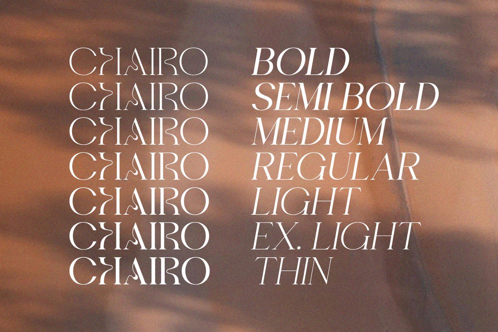 Chairo | Editorial Serif Font Family — image 2
