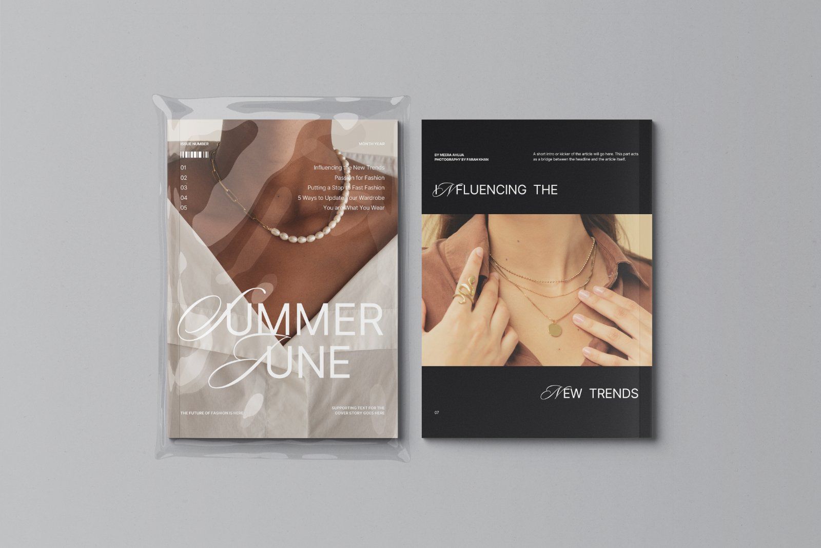 US Letter Magazine Mockup — image 2