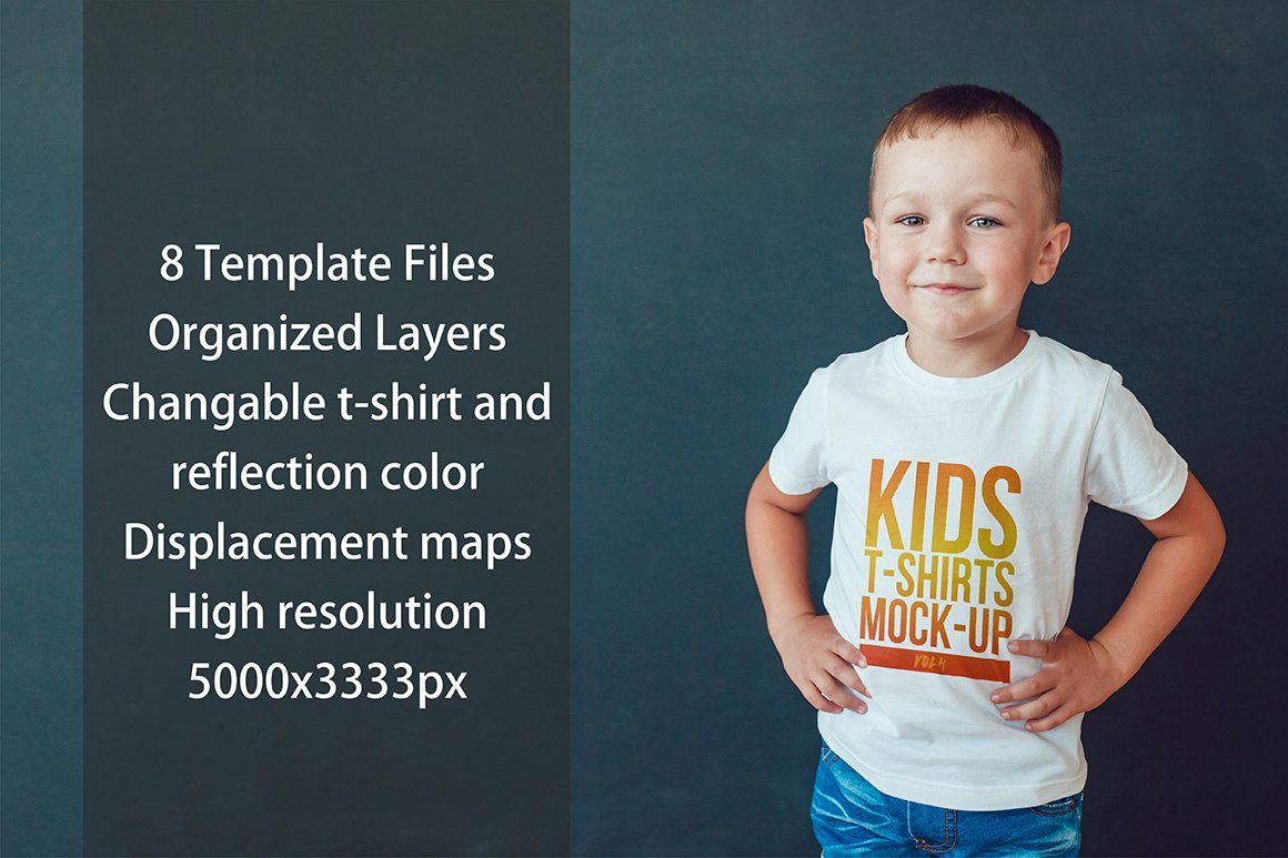 Kids T-Shirt Mock-Up Vol 4 — image 2