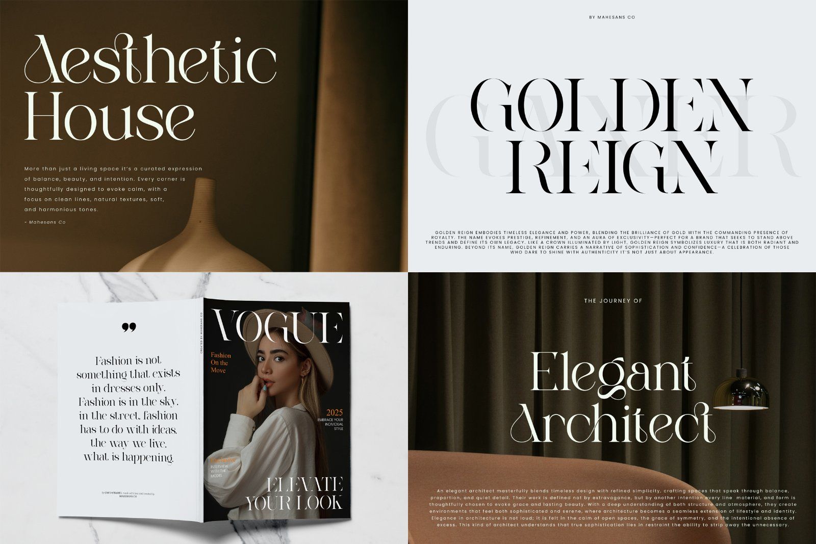 Modern Serif Fonts Bundle Collection — image 2