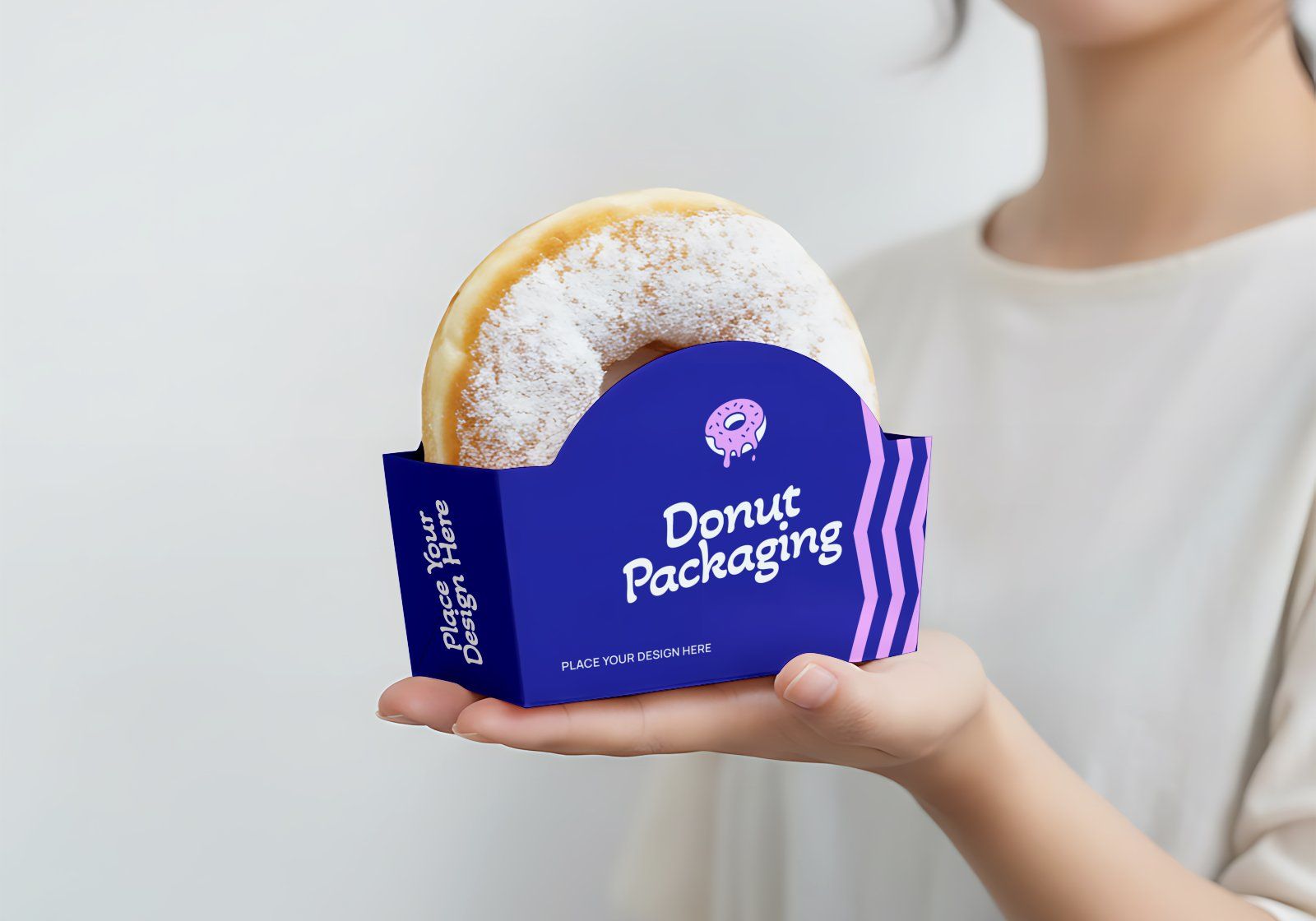 Premium Branding Blue Donut Store Mockup — image 15