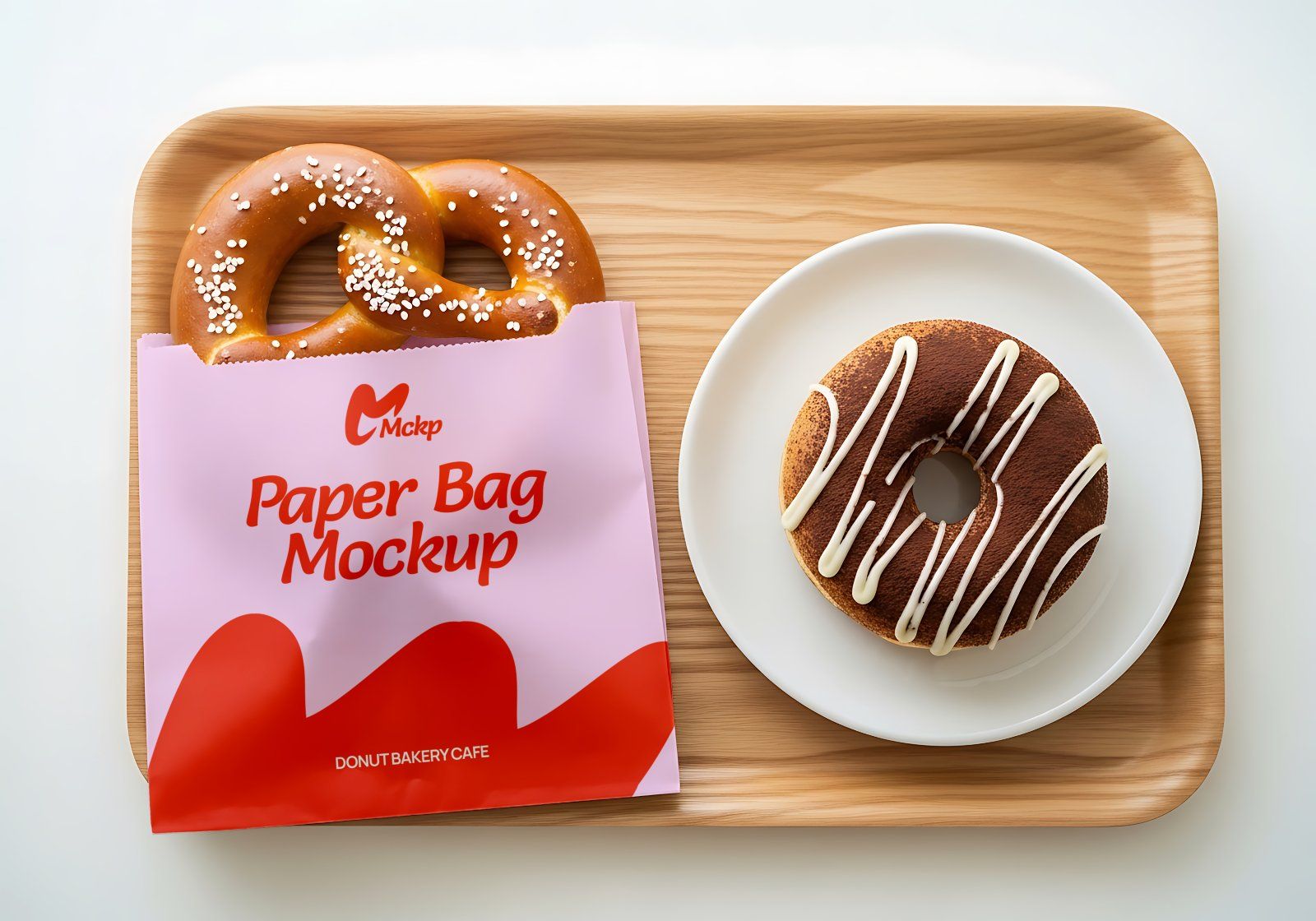 Premium Branding Pink Donut Store Mockup — image 5
