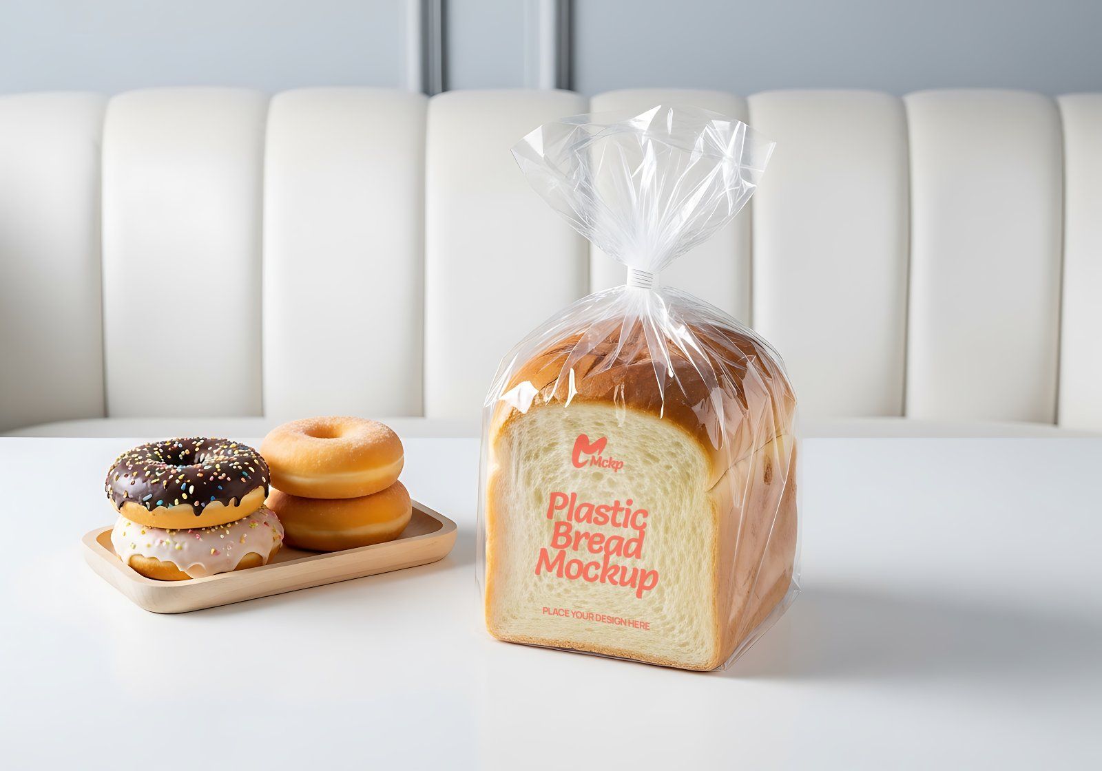 Premium Branding Pink Donut Store Mockup — image 8