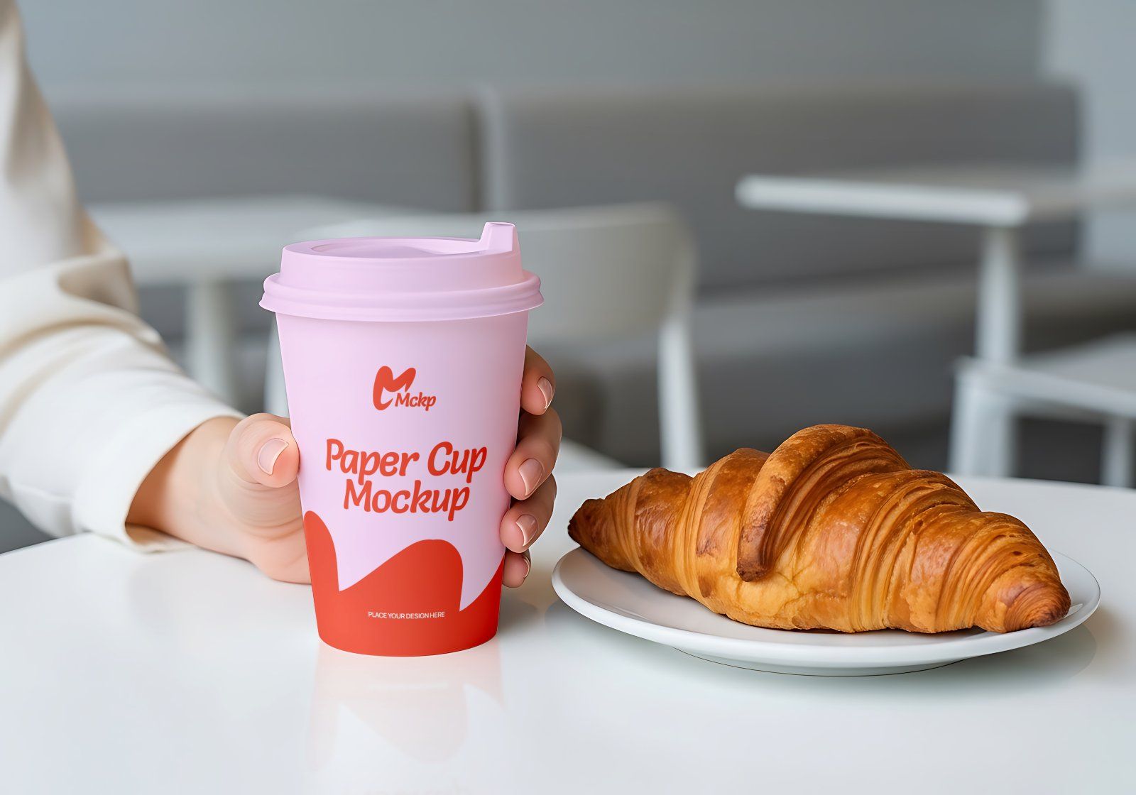 Premium Branding Pink Donut Store Mockup — image 14