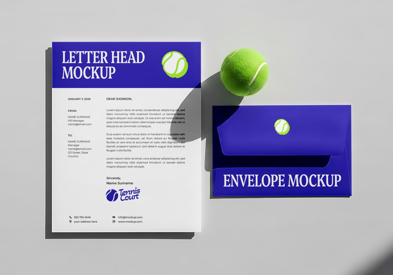 Pro Tennis Court Branding Mockup Bundle – 15 Premium PSD Scenes for Sportswear & Athletic Identity — image 10