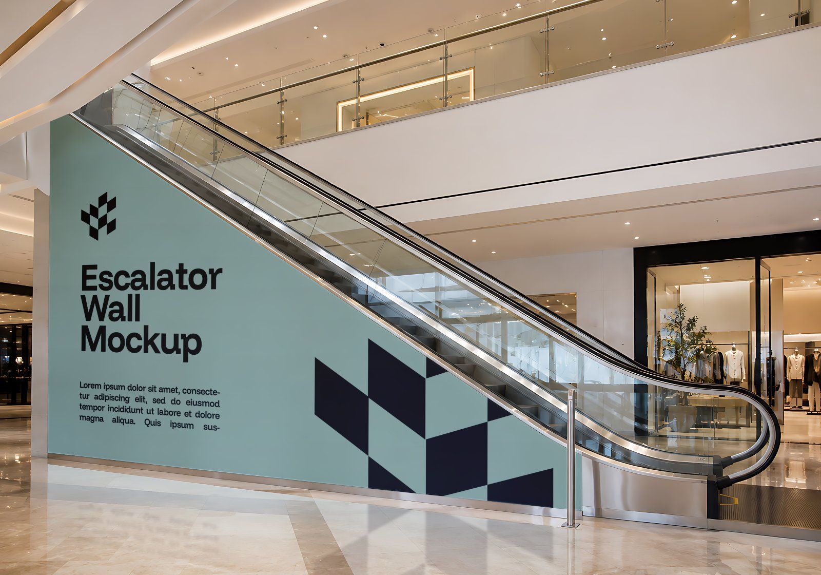 Premium City Mall Branding Mockup Bundle – 15 Giant PSD Scenes for Shopping Center & Retail Mega Arc — image 20