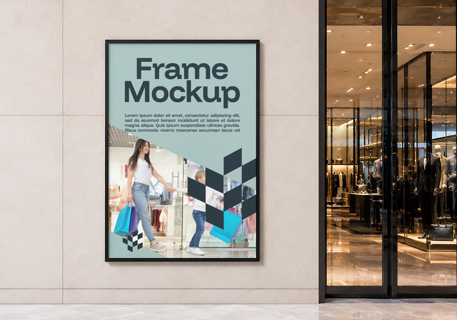 Premium City Mall Branding Mockup Bundle – 15 Giant PSD Scenes for Shopping Center & Retail Mega Arc — image 16