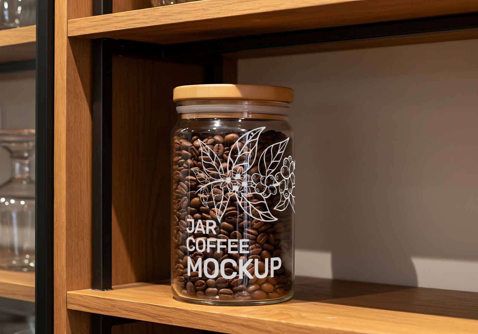 Jar Coffee Bean Mockup — image 1
