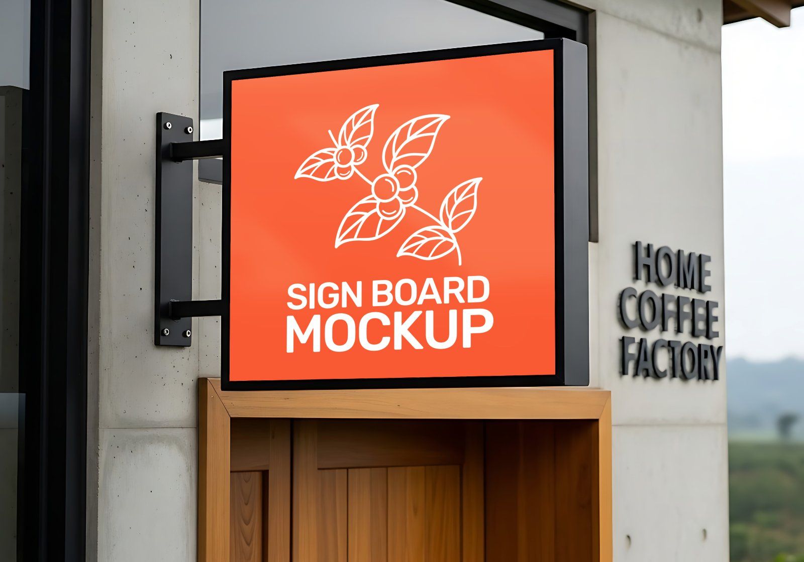 15 Coffee Factory Mockups – PSD Pouch, Can, Sack, Box, Billboard & Farm Branding Kit — image 4