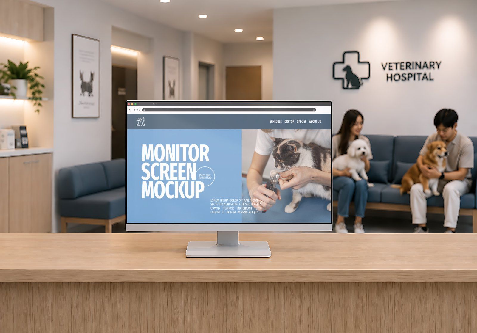 Premium Veterinary Hospital Branding Mockup Bundle – 15 Clinical PSD Scenes for Vet Clinics — image 15