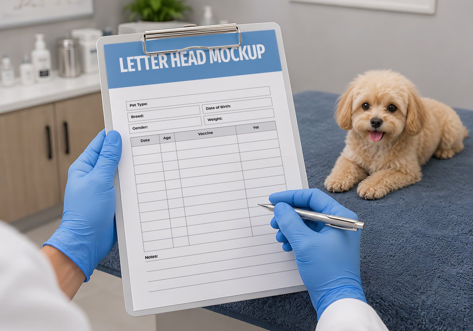 Premium Veterinary Hospital Branding Mockup Bundle – 15 Clinical PSD Scenes for Vet Clinics — image 16