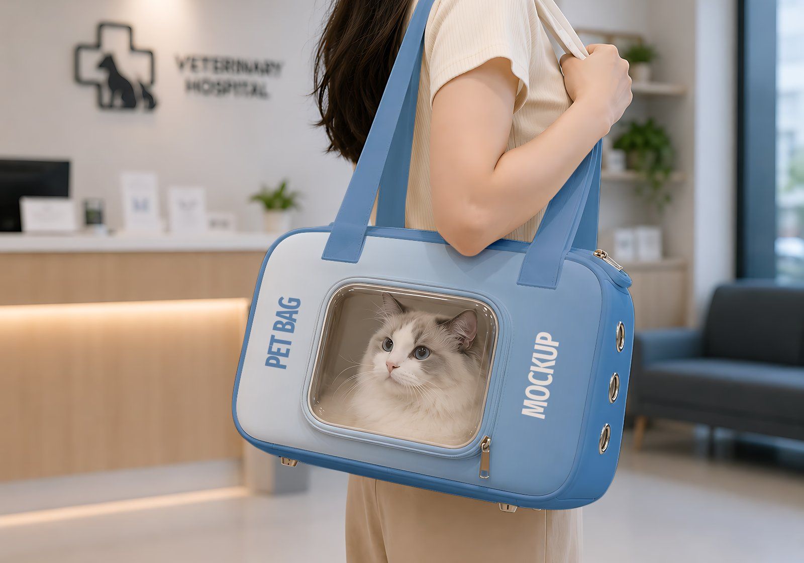 Premium Veterinary Hospital Branding Mockup Bundle – 15 Clinical PSD Scenes for Vet Clinics — image 11
