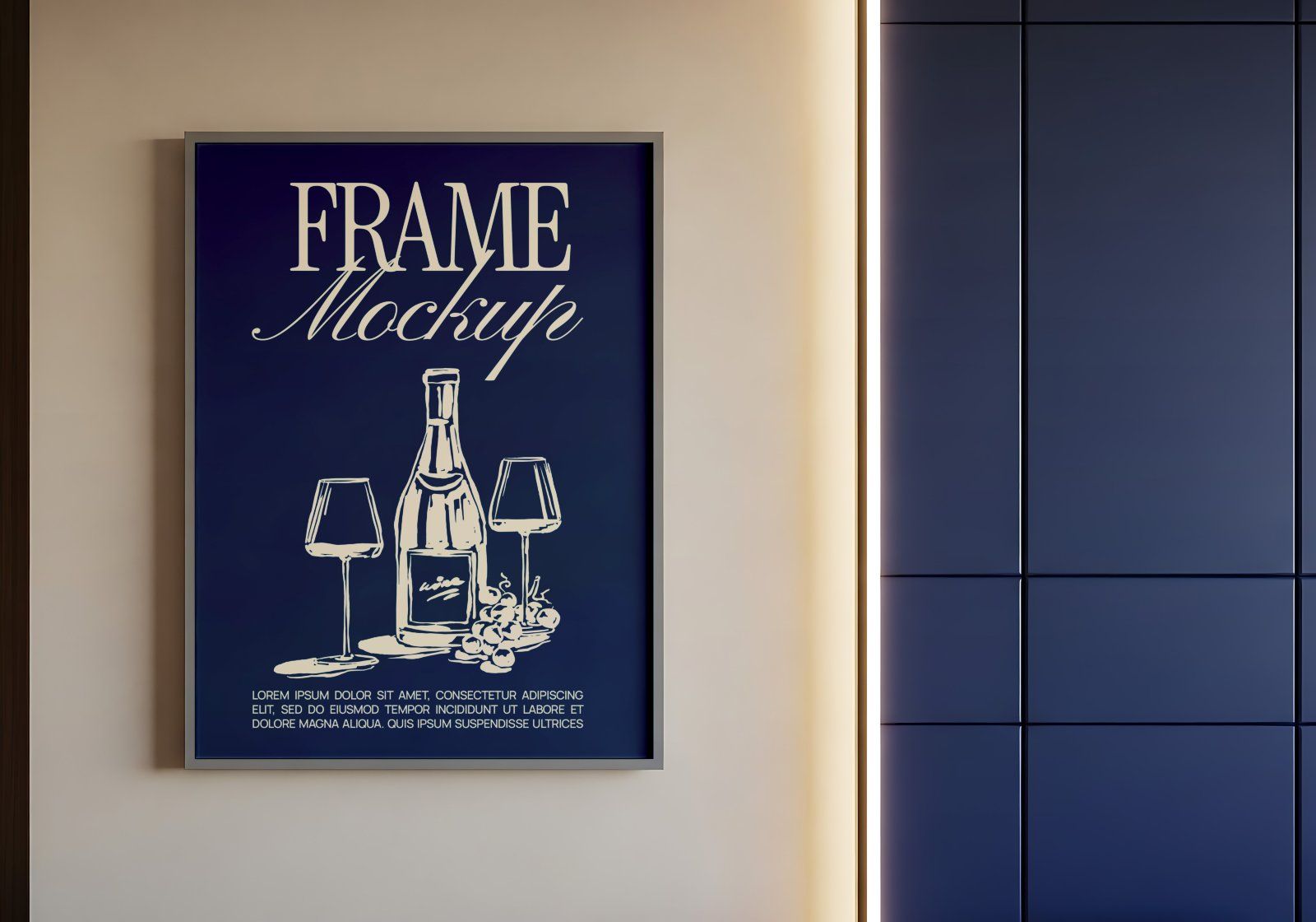 Premium Branding Blue Restaurant Mockup — image 15